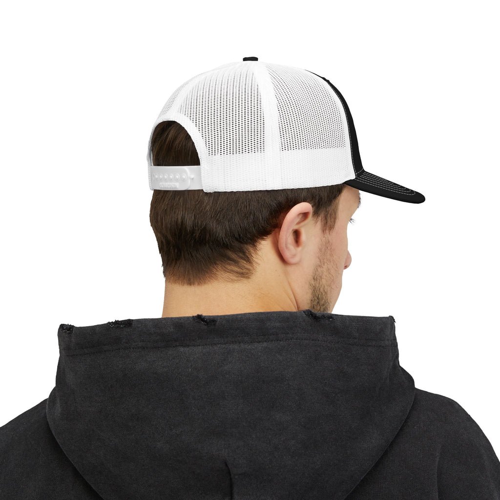 OG Project Car Garage Snapback Trucker Cap — Japanese Script Racing Hat